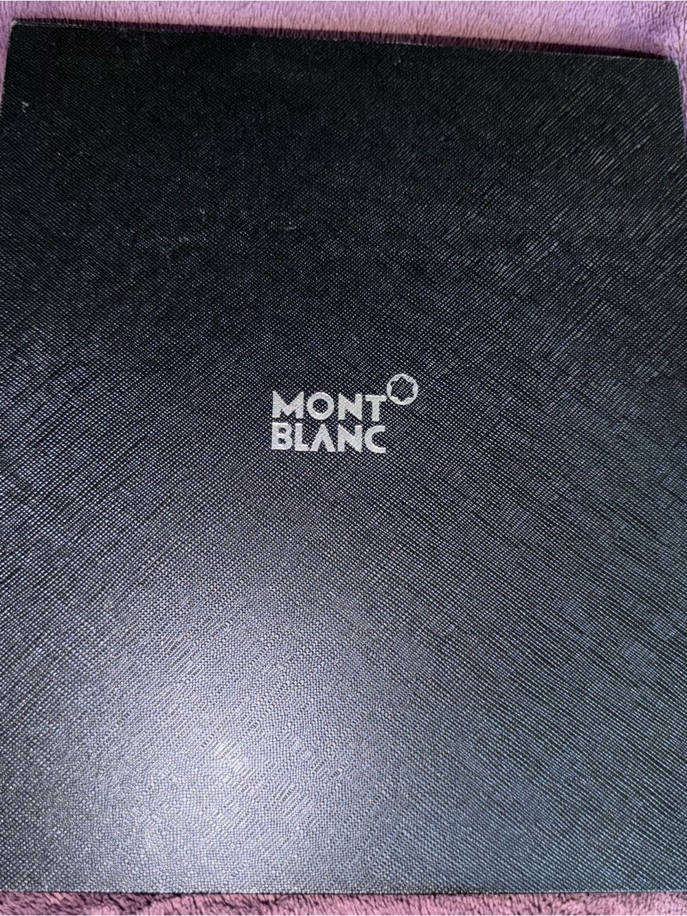 Montblanc Black Textured Accessory Case